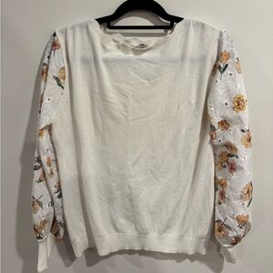 Sioni sweater with scalloped neckline